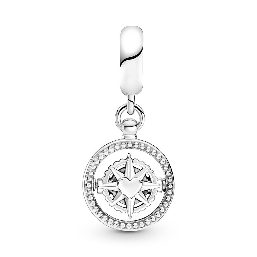 790099C01 | Pandora Moments Spinning Compass Dangle Charm