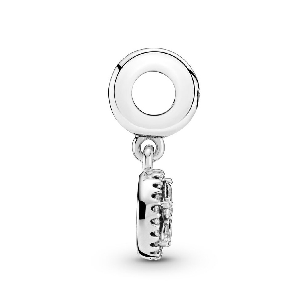 799222C01 | Pandora Moments Sparkling Snowflake Circle Charm Pendant