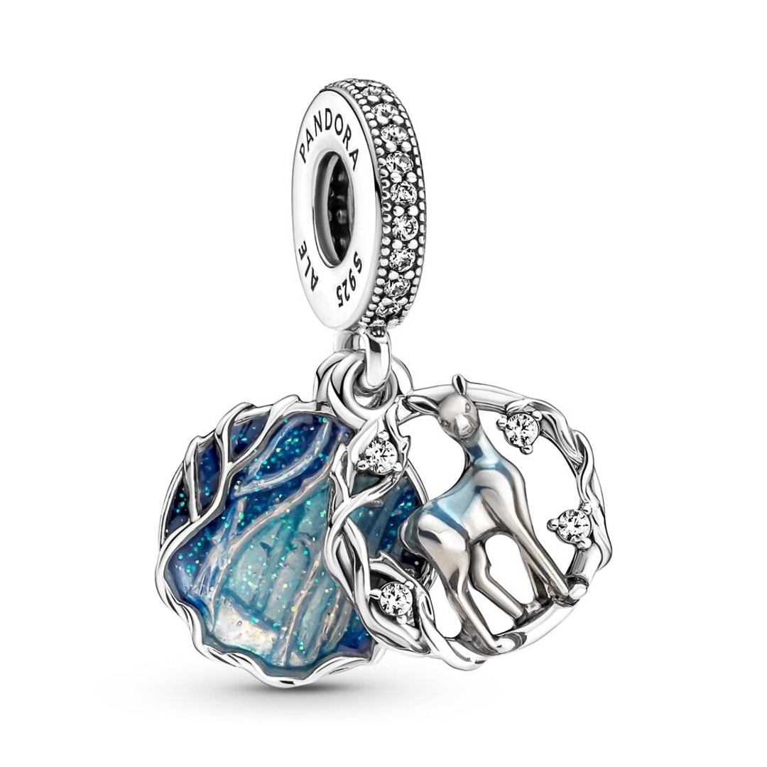 Produktbild von Pandora Harry Potter, Snape Hirschkuh-Patronus Charm-Anhänger Aus Sterling- Silber Mit Cubic Zirkonia, Kompatibel Mit Pandora Moments Armbänder, 790013C01