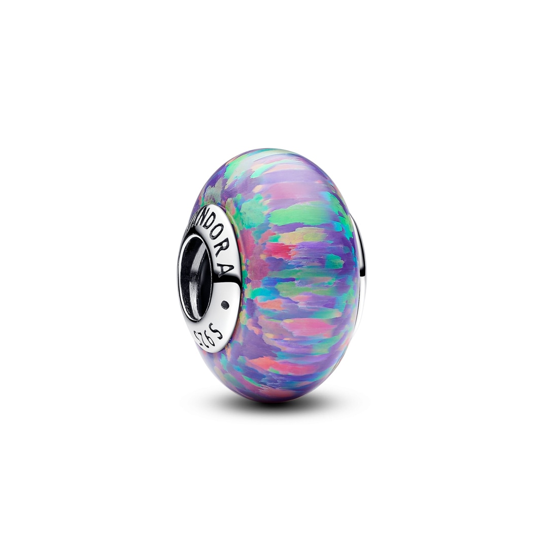 Pandora Moments Opalescent Purple Charm 925 Silver ladies jewellery 791691C05