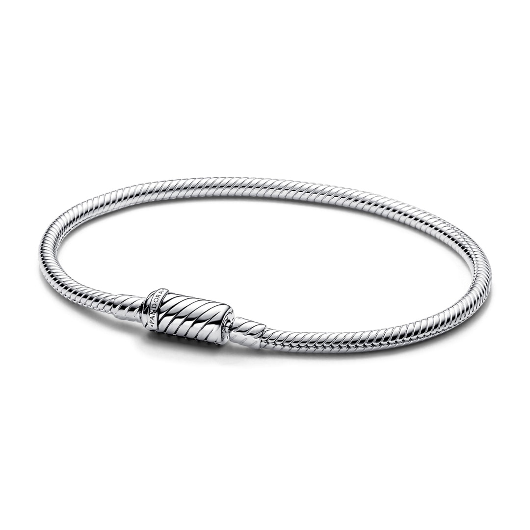 Pandora Moments Sliding Magnetic Clasp Snake Chain Bracelet 925 Silver  ladies jewellery 590122C00