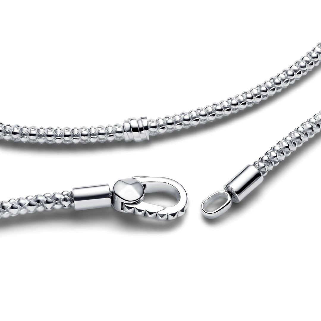 593681C00 | Pandora Moments Studded Clasp & Chain Bracelet 925 Silver