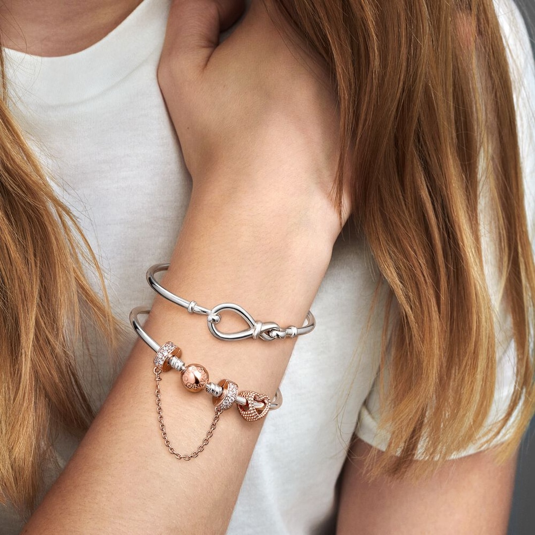 787516 | Pandora Rose Moments Charm Cœur Ouvert Perlé