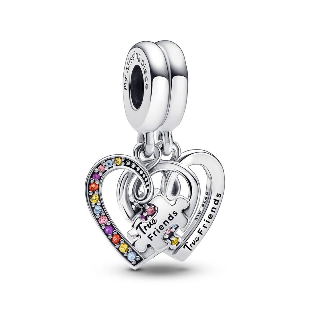 792239C01 | Pandora Moments Puzzle Piece Hearts Splittable