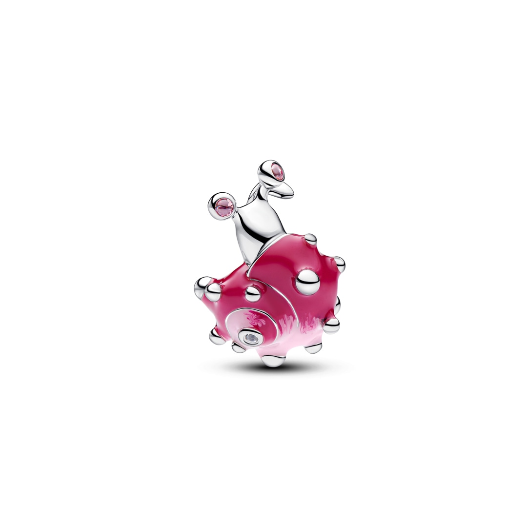 794553C01 | Pandora Moments Pink Snail Charm 925 Silver