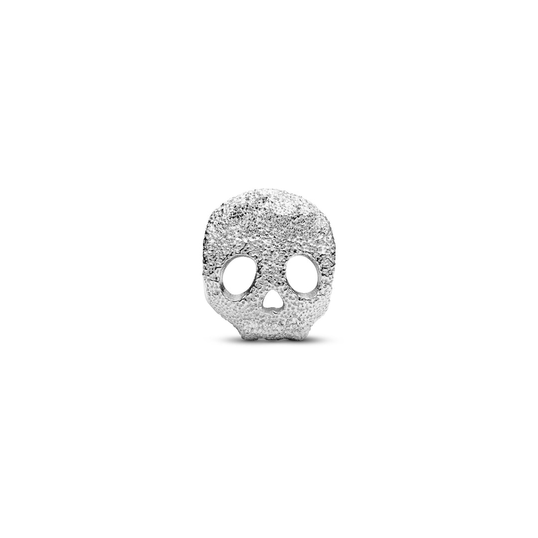 794040C00 | Pandora Moments Textured Skull Mini Charm 925 Silver