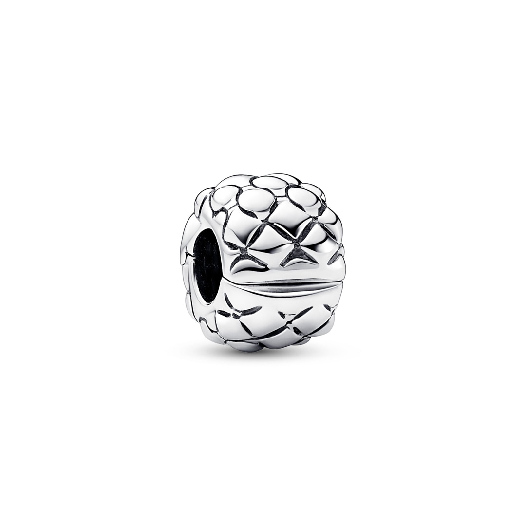 792746C00 Pandora Moments Studded Chain Clip Charm 925 Silver - Main Image