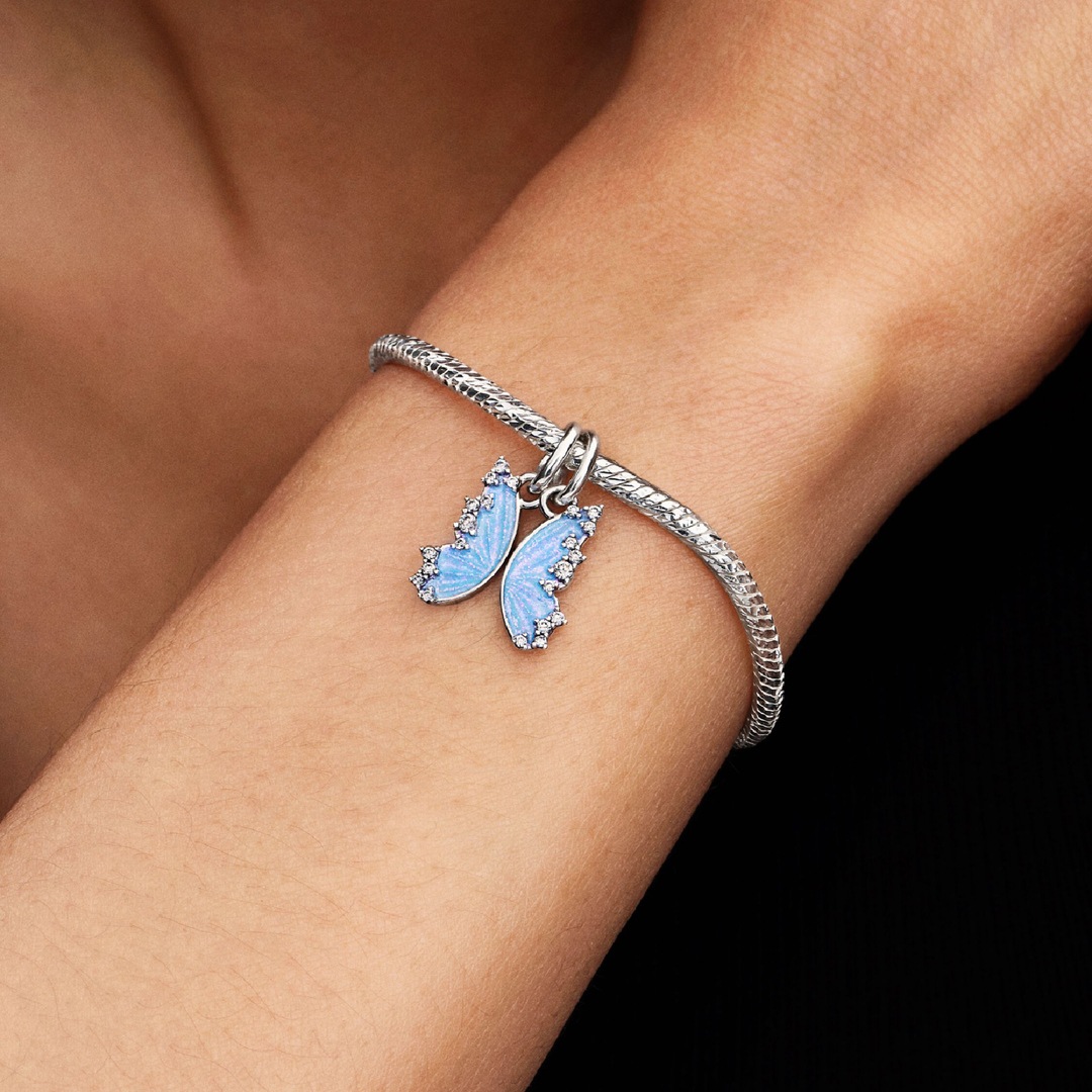 794244C01 | Pandora Moments Divisible Butterfly Charm Pendant 925 Silver