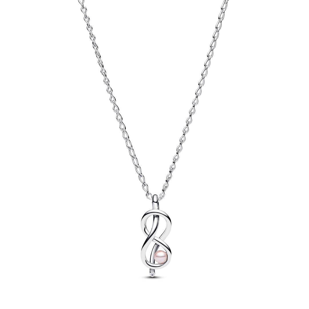 393762C01-50 Pandora Moments Infinity Knot Collier Necklace 925