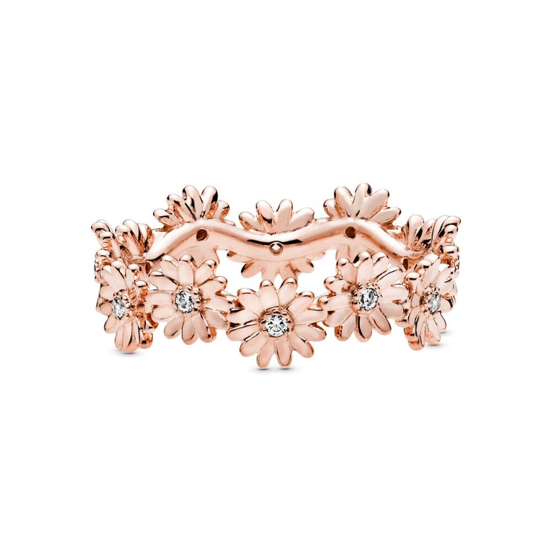 188799C01 Pandora Rose Moments Sparkling Daisy Flower Crown Ring