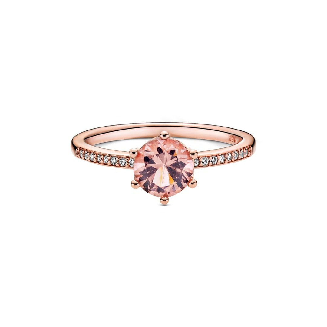 Pandora Rose Moments Bague Solitaire Couronne Scintillante Rose Bijou femme  188289C01