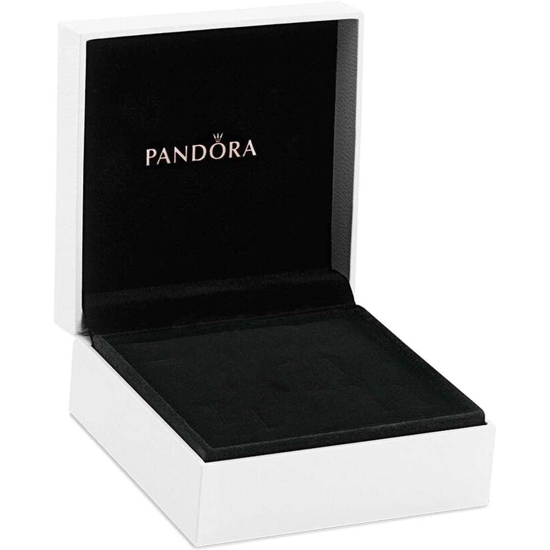 387436C01-45 | Pandora Rose Signature Logo Pavé Circle Collier Necklace