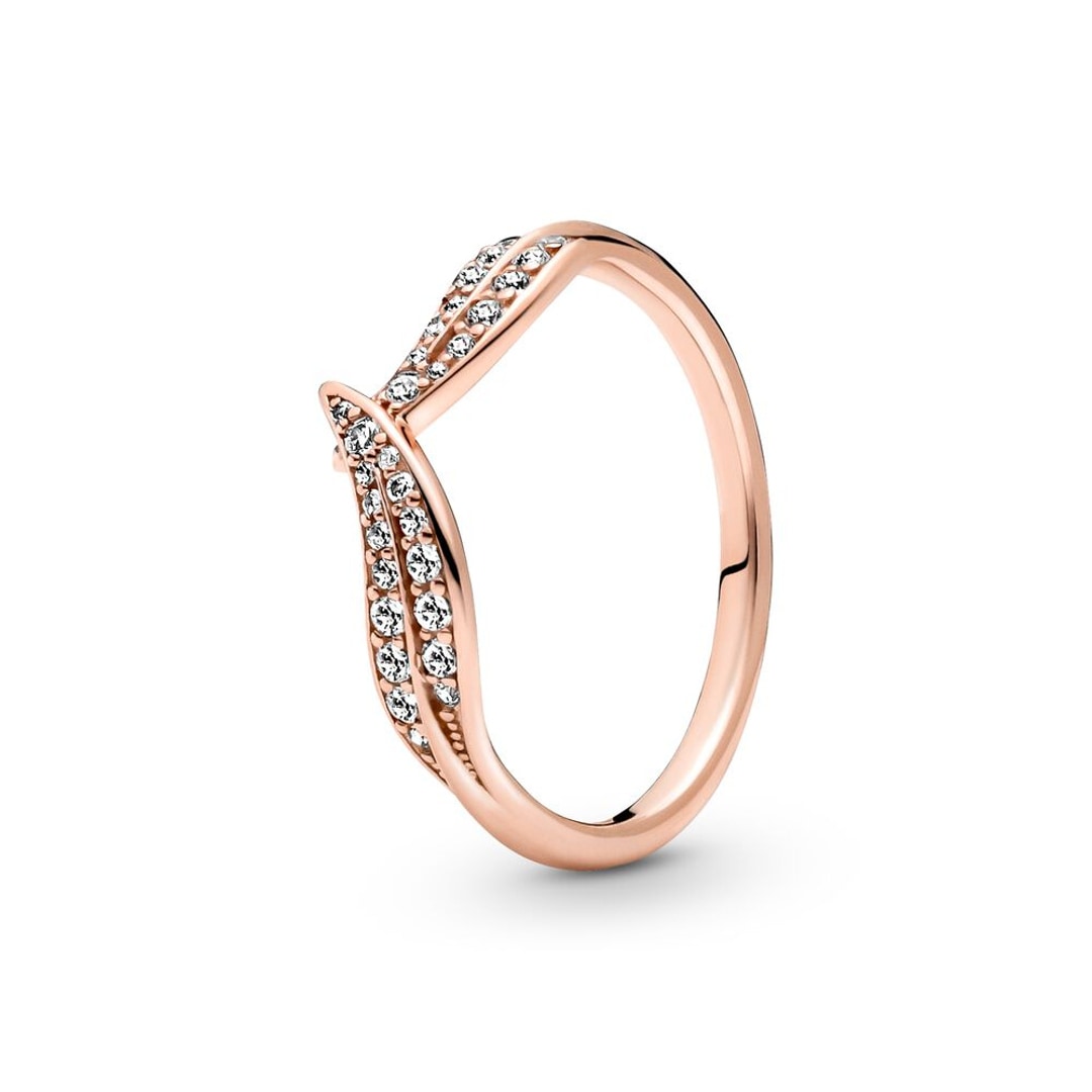 Pandora rose shimmering wish ring hotsell
