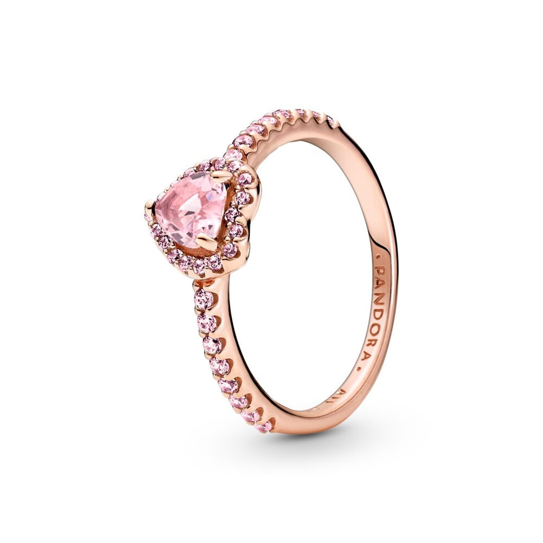 Pandora Rose Timeless Bague C ur Sur lev Scintillant Bijou femme 188421C04