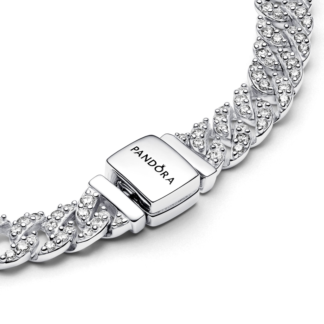 593008C01 | Pandora Timeless Pavé Chain Bracelet Sterling Silver