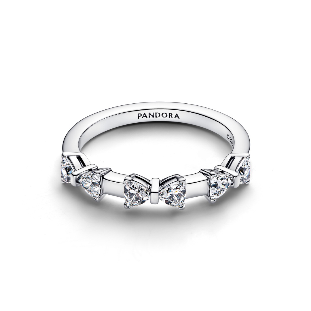 194233C01 | Pandora Timeless Bow Station Ring 925 Silvery