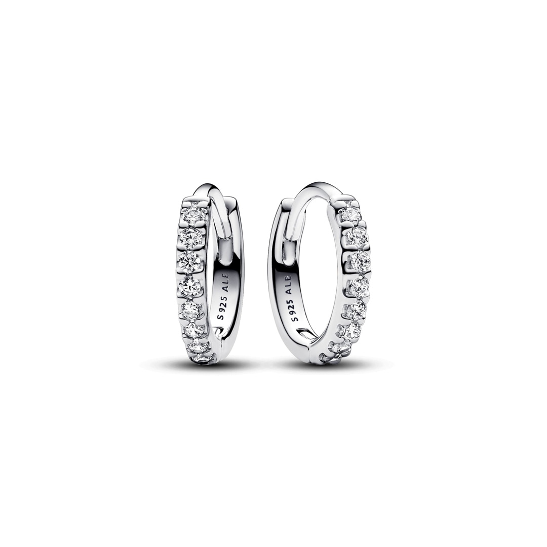 293015C01 | Pandora Timless Sparkling Huggie Hoop Earrings