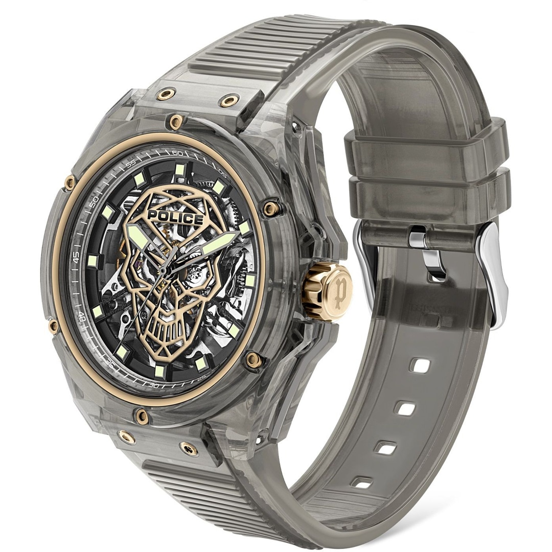 Montre police top translucent