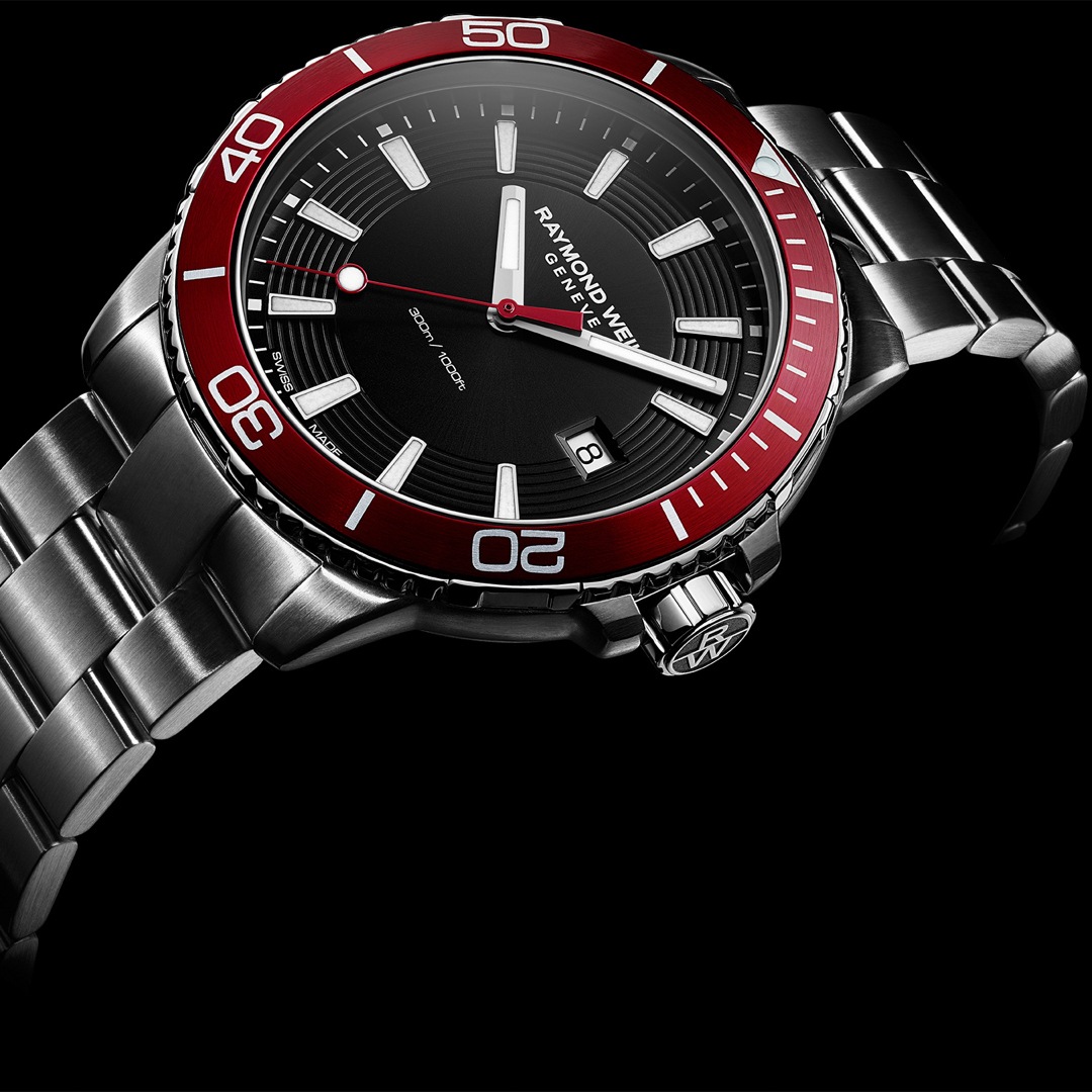 8260-ST4-20001 | Raymond Weil Tango 300 Diver Rouge Ø 42mm