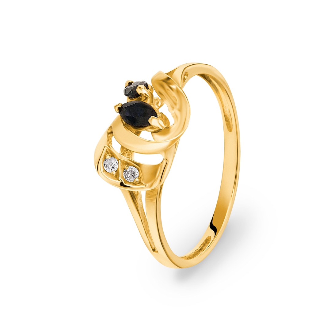 Bague Or 18 Carats Avec Diamants - Style éternité, 2,58 G - Occasion