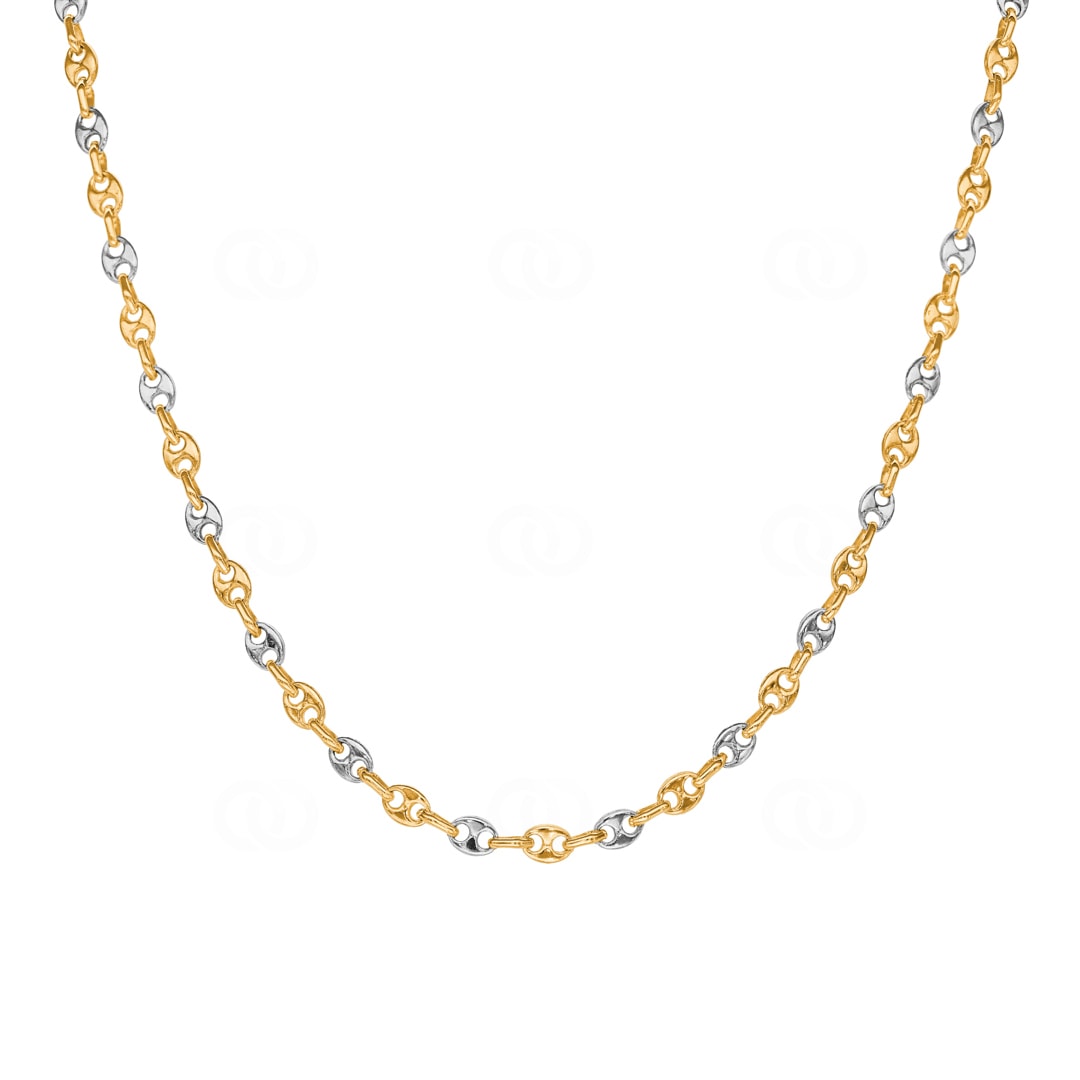 18 Karat Gram Chain Gold Women 18 Carat Gold Chain, 11g At