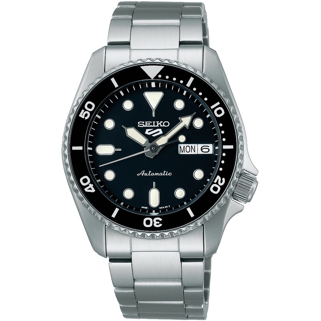 SRPK29K1 Seiko Sports Automatic Day-Date Black
