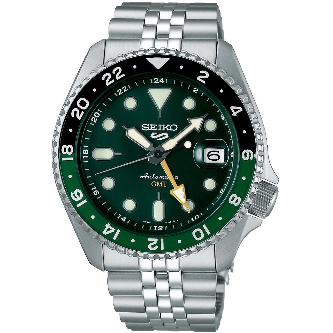 Seiko 5 Sports GMT Deep Green SKX Re Interpretation SSK035K1