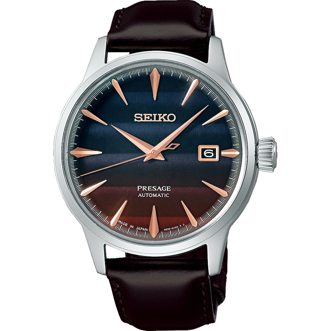 Seiko Presage Automatik Purple Sunset Cocktail Time SRPK75J1
