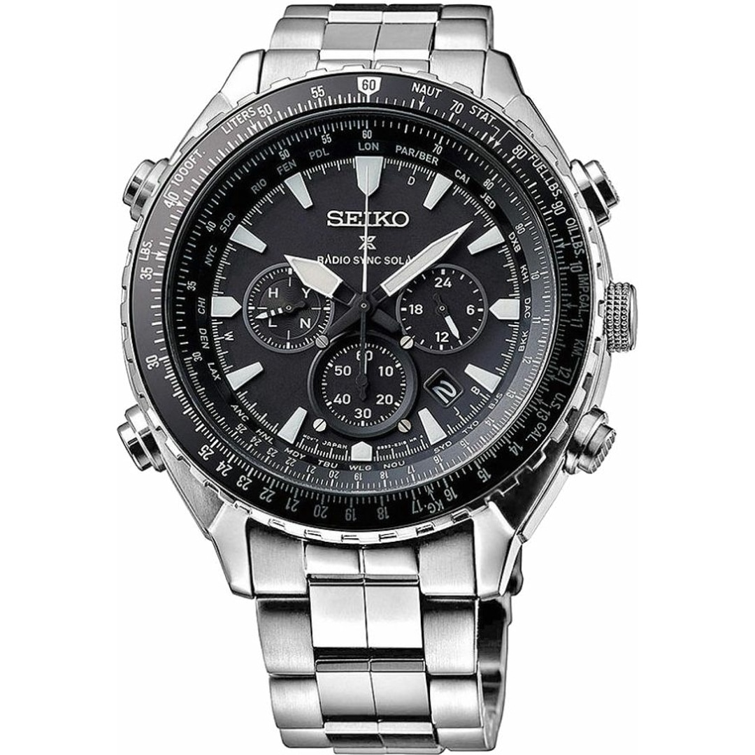 Seiko Prospex Funk Solar World Time Chronograph | SSG001P1