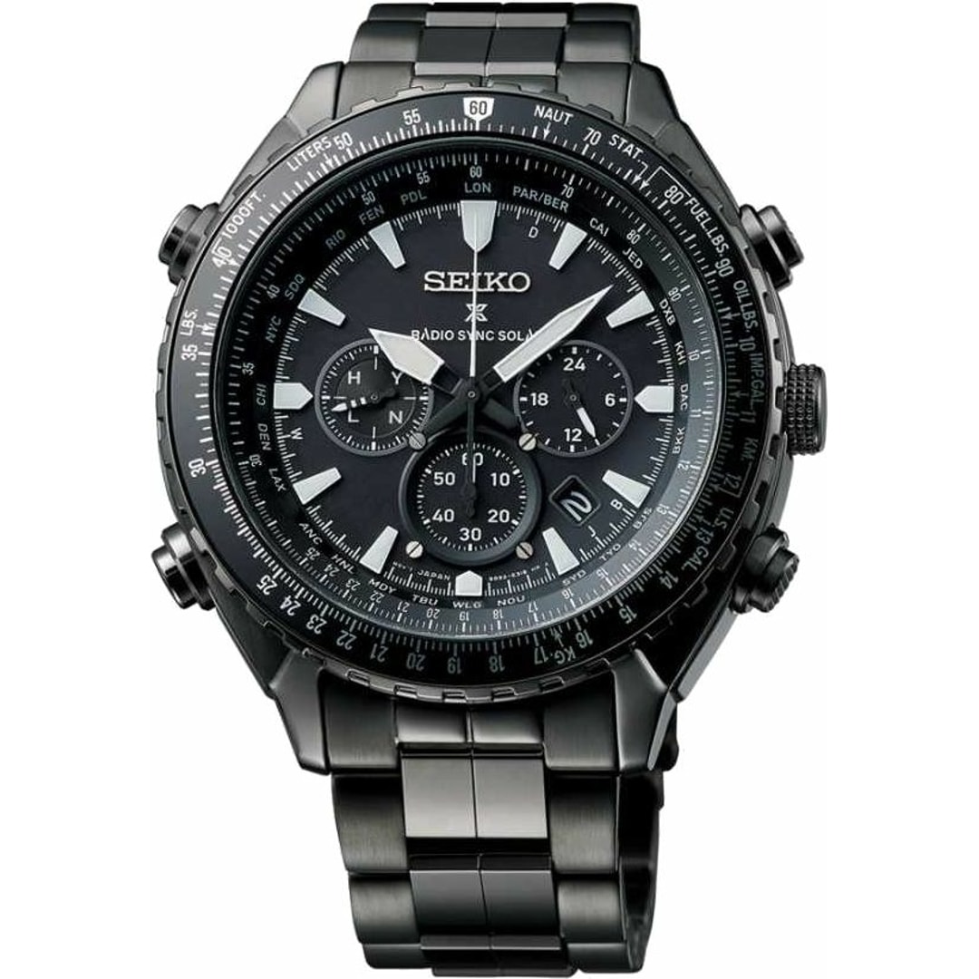 Seiko Prospex Funk Solar World Time Chronograph gents watch SSG003P1