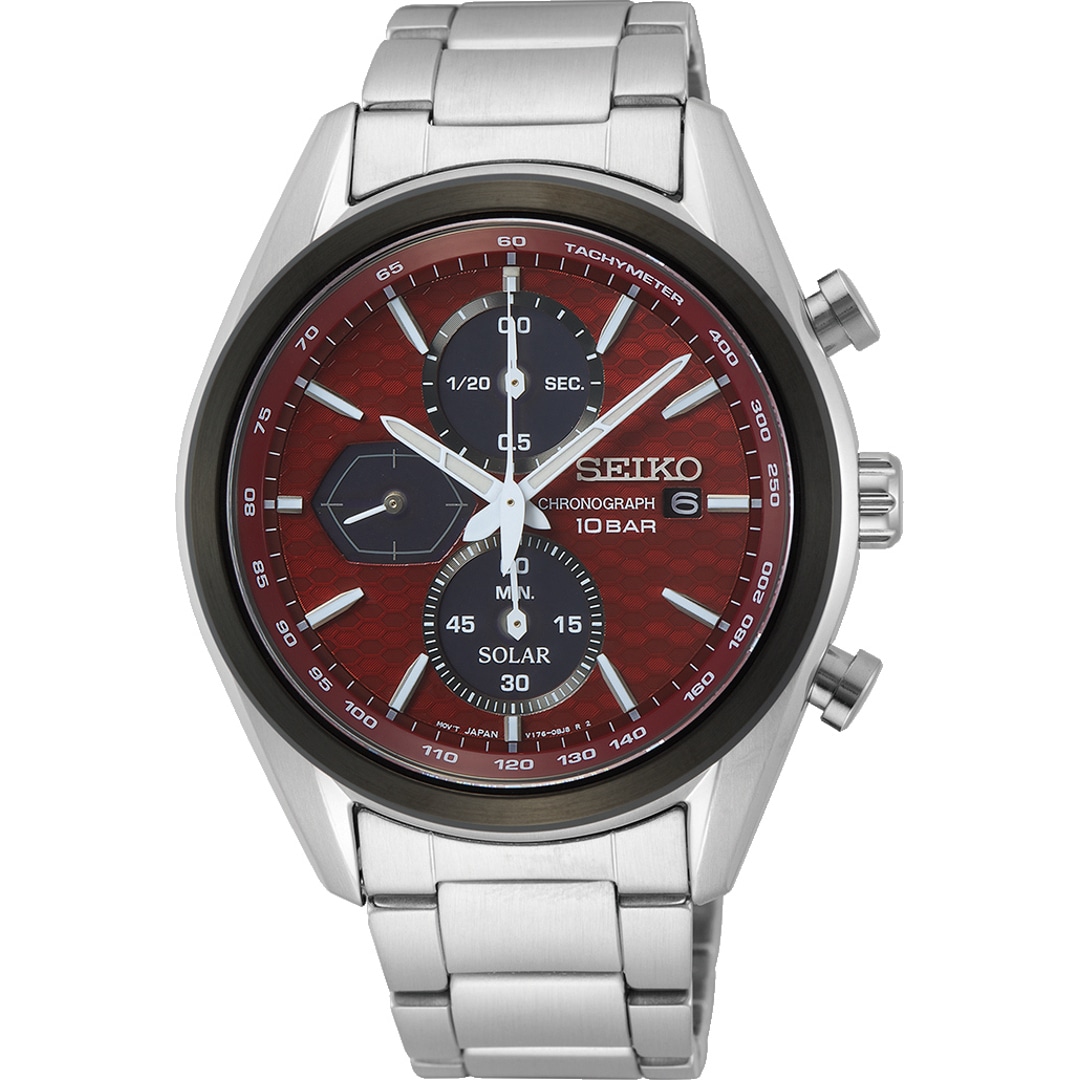 Seiko deals solar chronographe