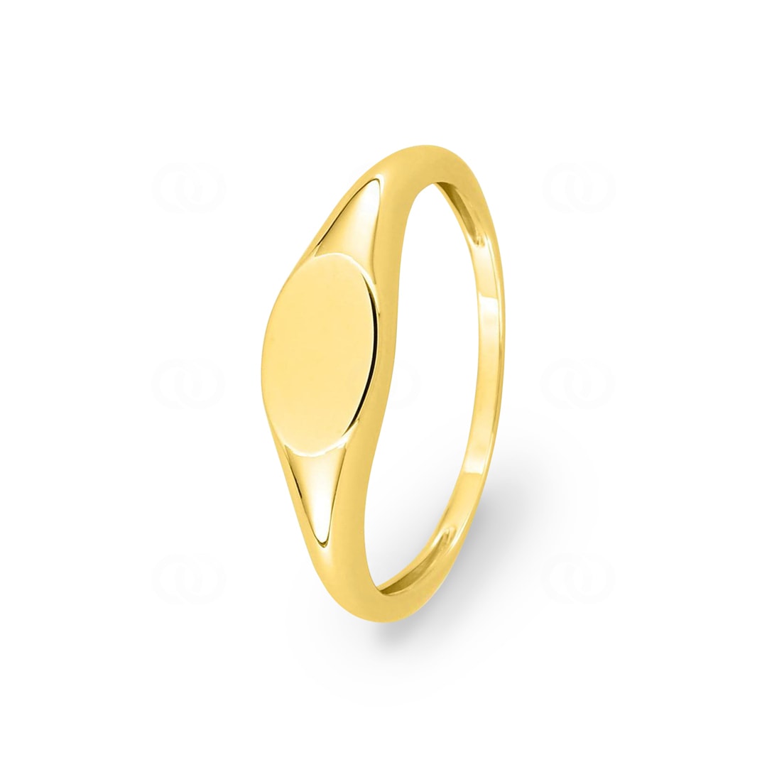 105955 Chevalière or jaune 750/18 ct