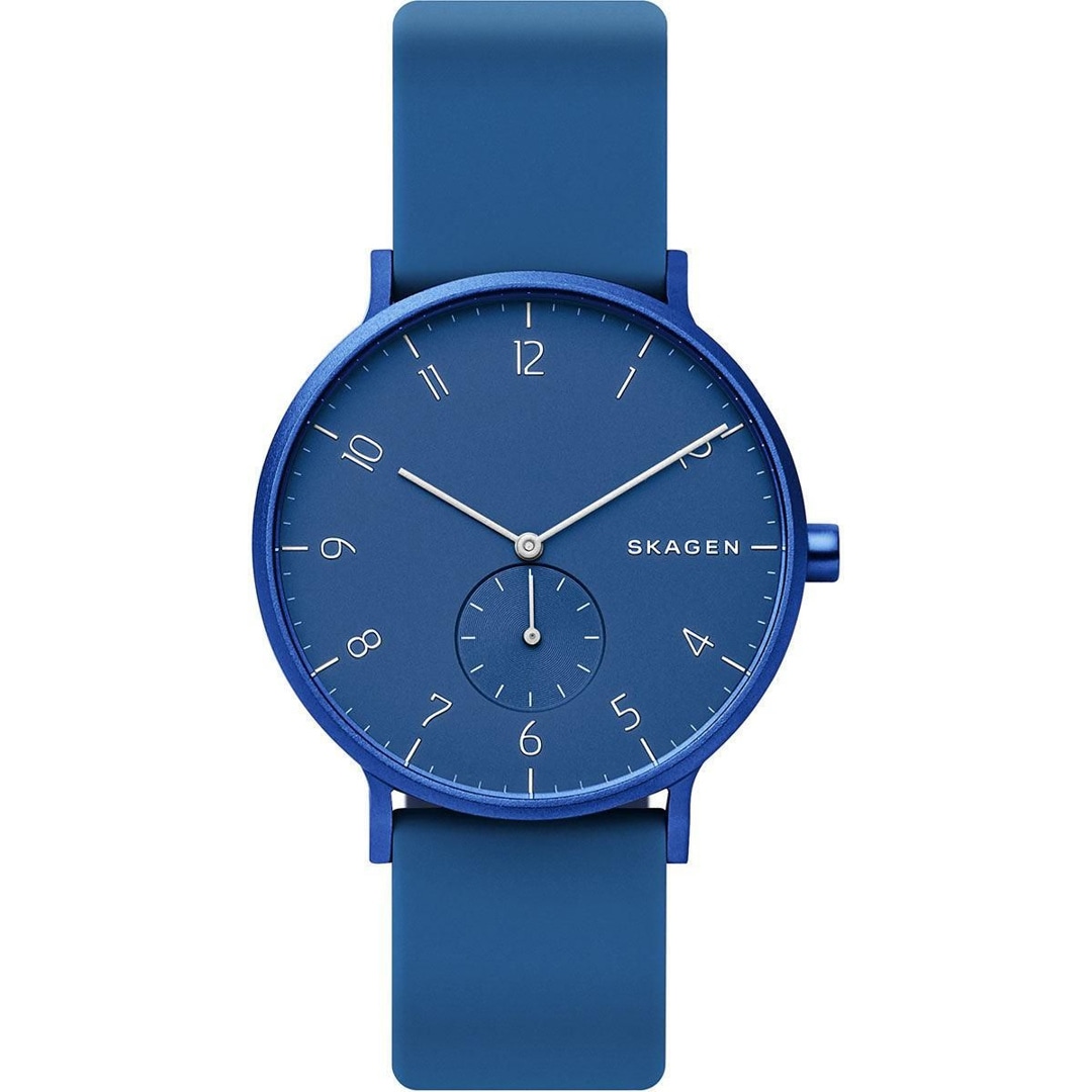 Aaren Kulor Skagen Aaren Set Skagen Aaren Kulør White Silicone