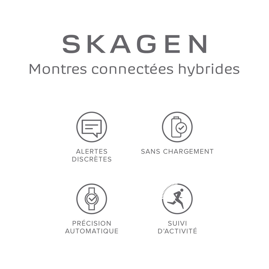 SKT1405 Skagen Hald Connected Hybrid Smartwatch