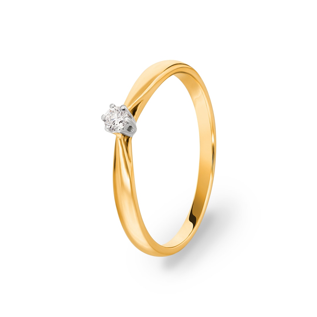 Bague solitaire avec diamant 2025