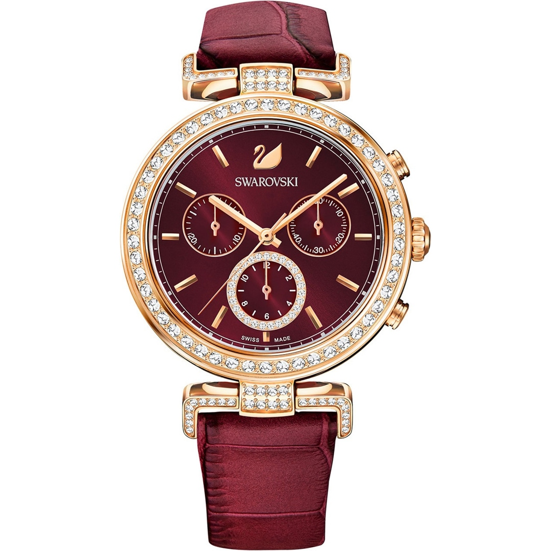 Swarovski Era Journey Chrono Bordeaux Damenuhr 5416701