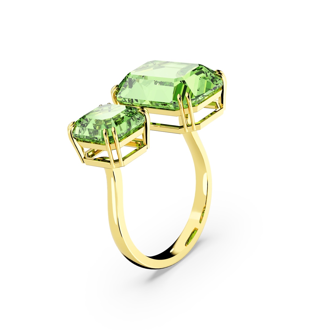 Swarovski Millenia Offener Ring, Oktagon-Schliff, Grün