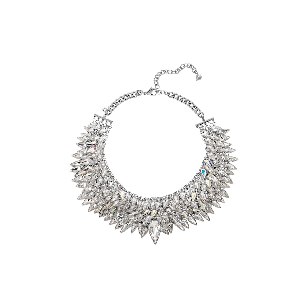 5485881 Swarovski Polar Bestiary necklace white rhodium plated