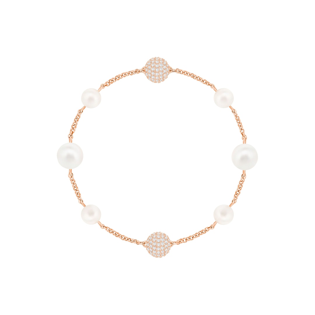 M5421444 Swarovski Remix Collection Pearl bracelet, white, pink