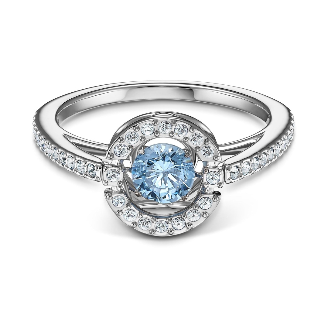 Engagement Ring Swarovski Dance Round Ring Swarovski Dance Ring