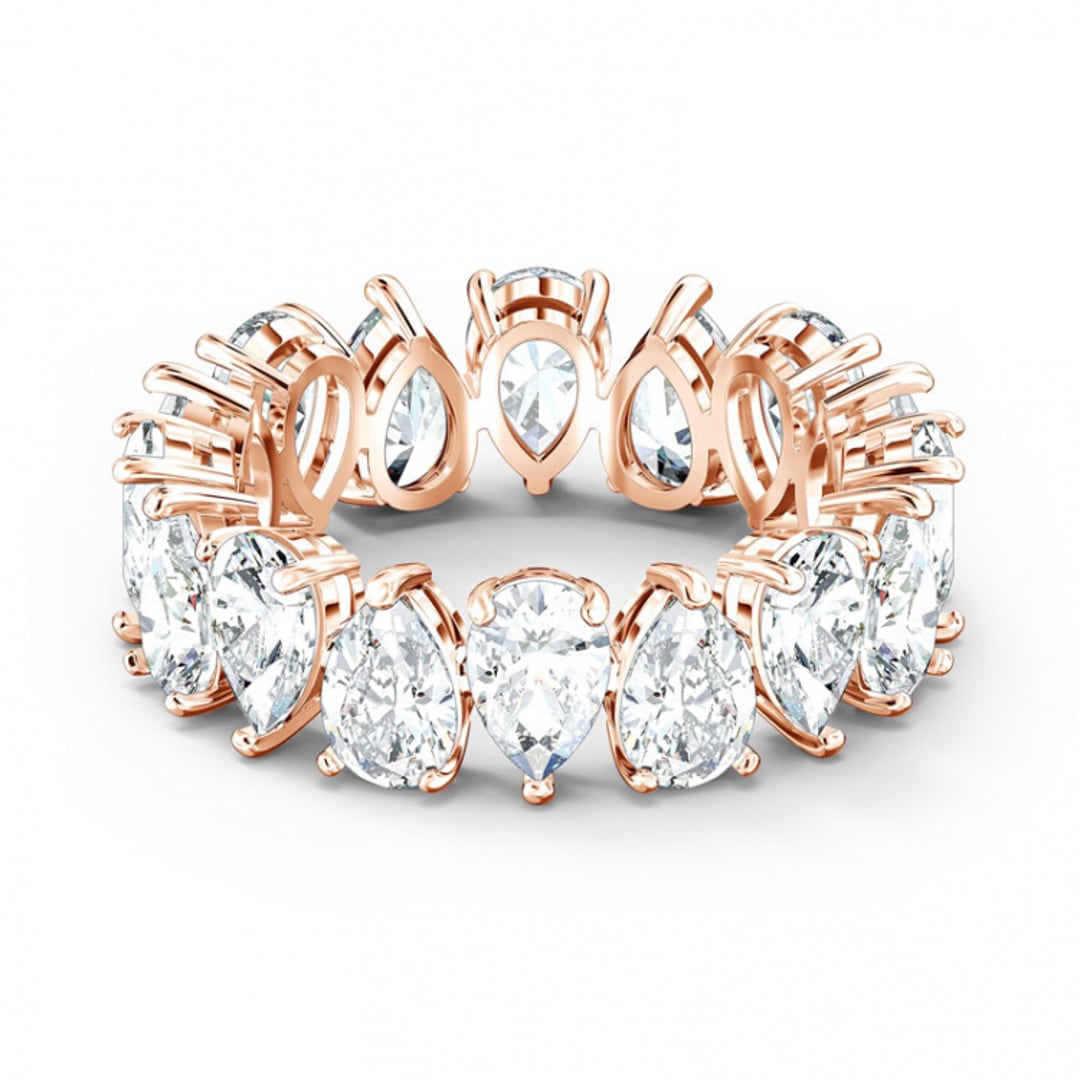 Bague rose sales gold swarovski