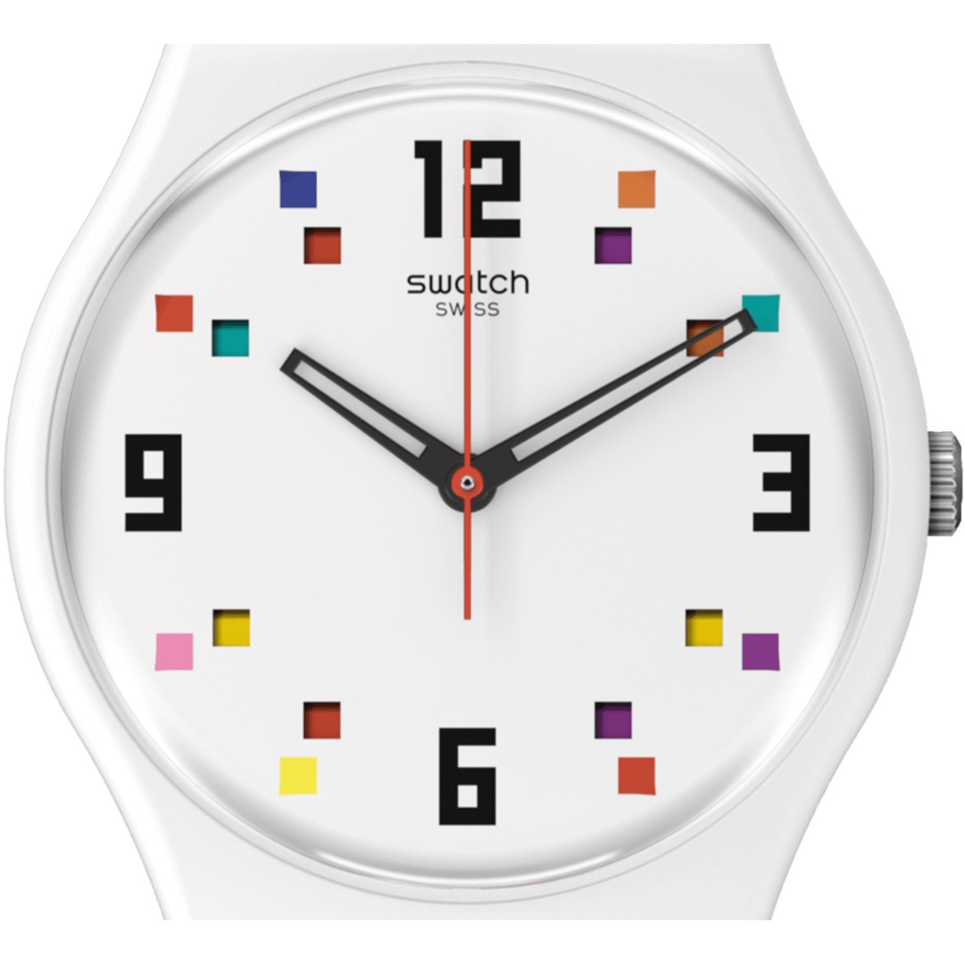 SO28W700 Swatch Original Biosourced Merry Go Round Squares