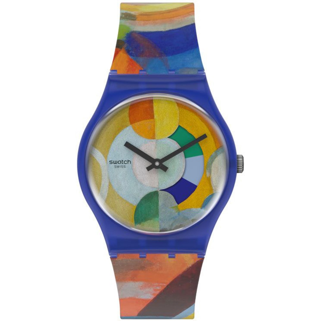 Swatch Original 34 Carousel by Robert Delaunay Special Edition Montre  unisexe GZ712