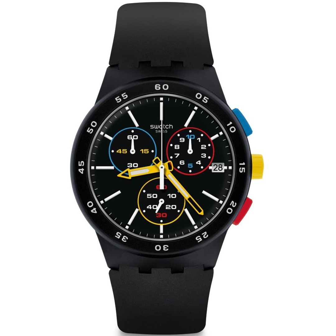 SUSB416 Swatch Original Chrono Black One