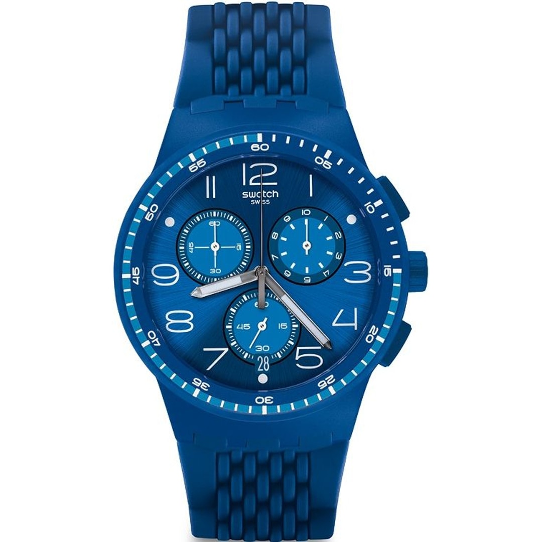 SUSN415 Swatch Original Chrono Triple Blue
