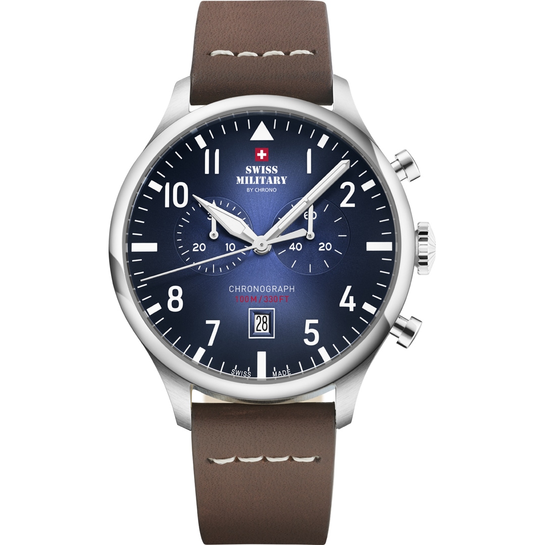 Military Chronograph Schweizer MilitÃ¤ruhren Chronograph Herren