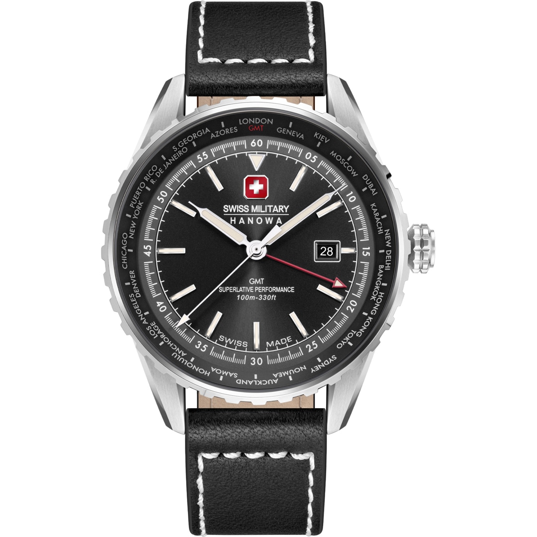 Swiss military hanowa worldtimer sales