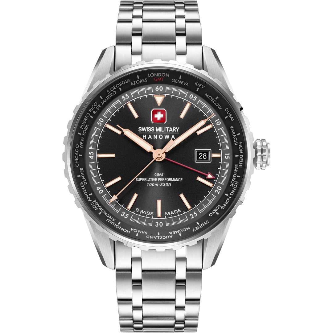 Swiss military hanowa worldtimer outlet