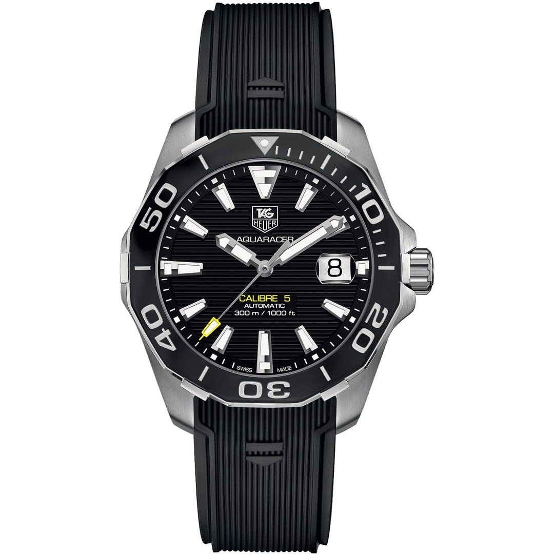 Tag heuer aquaracer black calibre 5 outlet