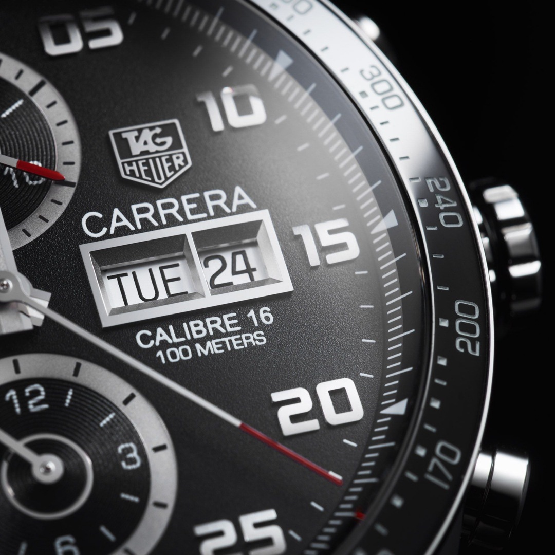 TAG Heuer Carrera Calibre 16 Day-Date Automatik Chronograph gents watch 